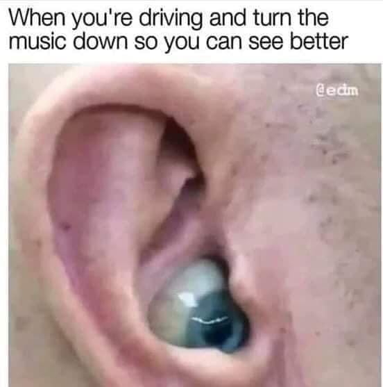 When you're driving