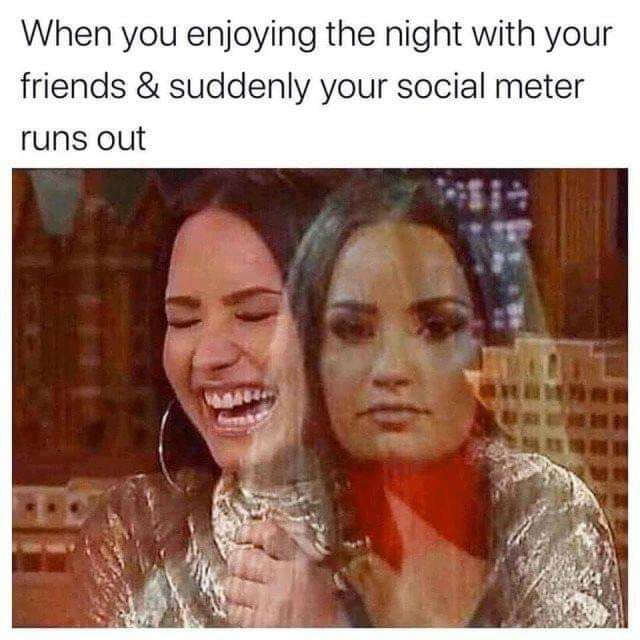 Enjoying the night with your friends