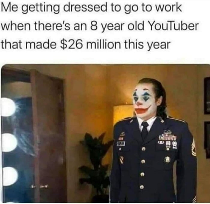 Me getting ready for work