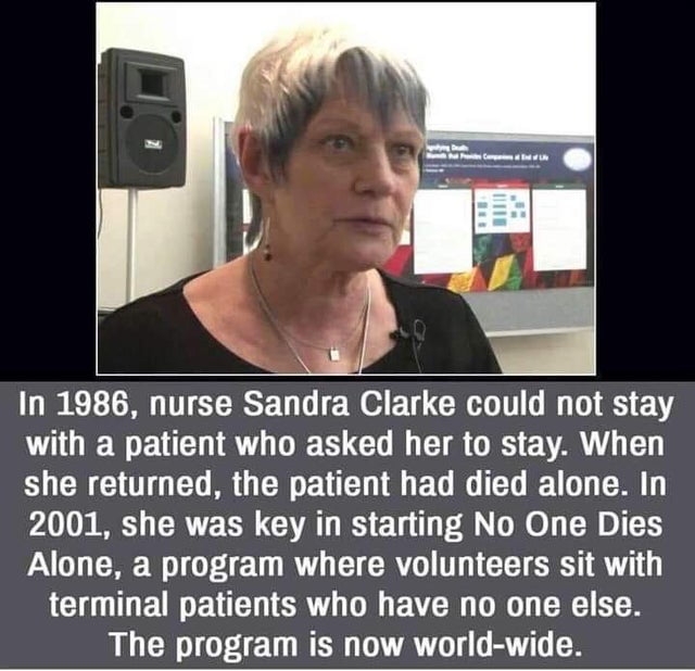 Nurse Sandra Clarke