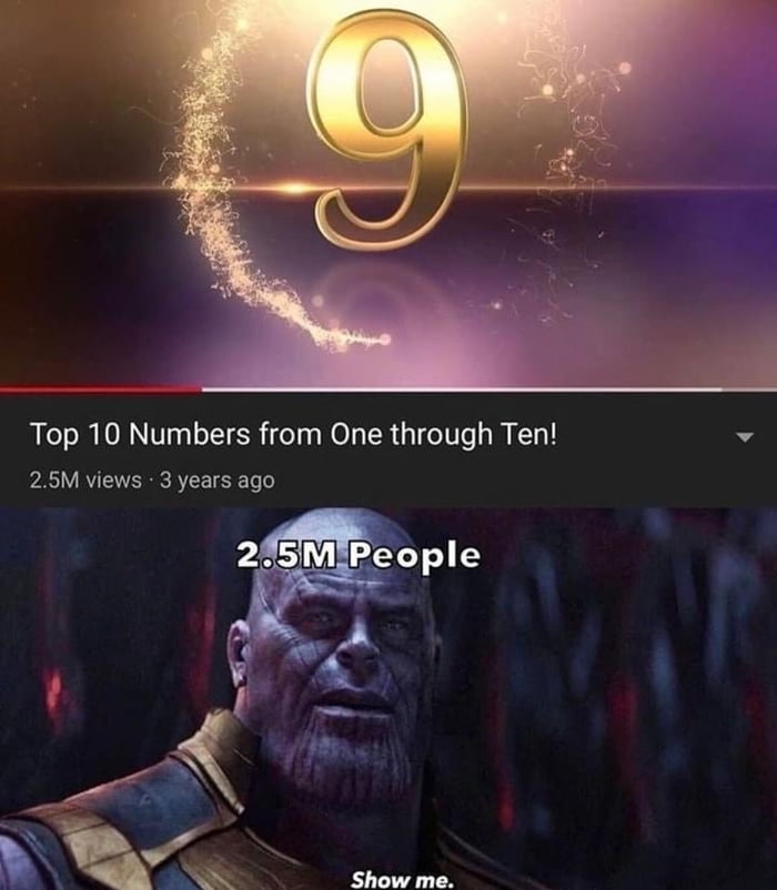 Seven ate nine