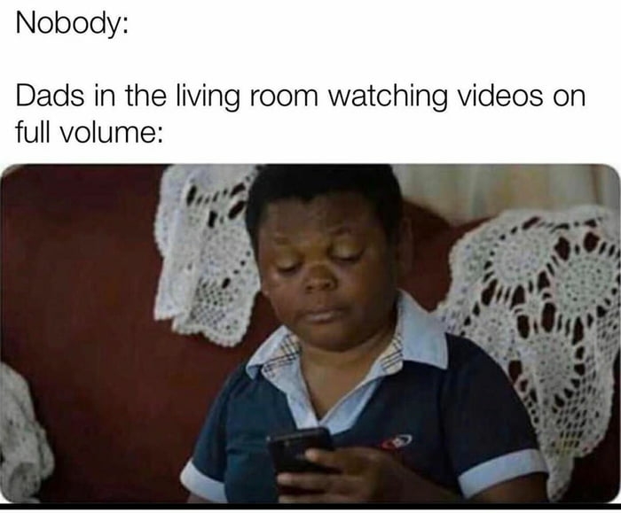 Dads watching videos