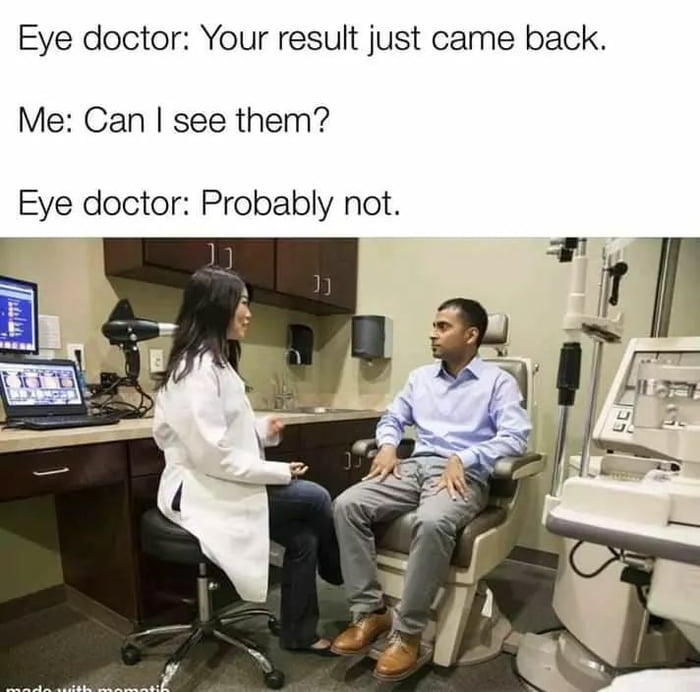 Eye see what you did there