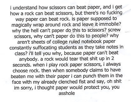 Rock, Paper, Scissors