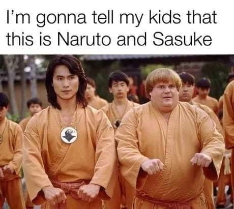 Naruto and Sasuke