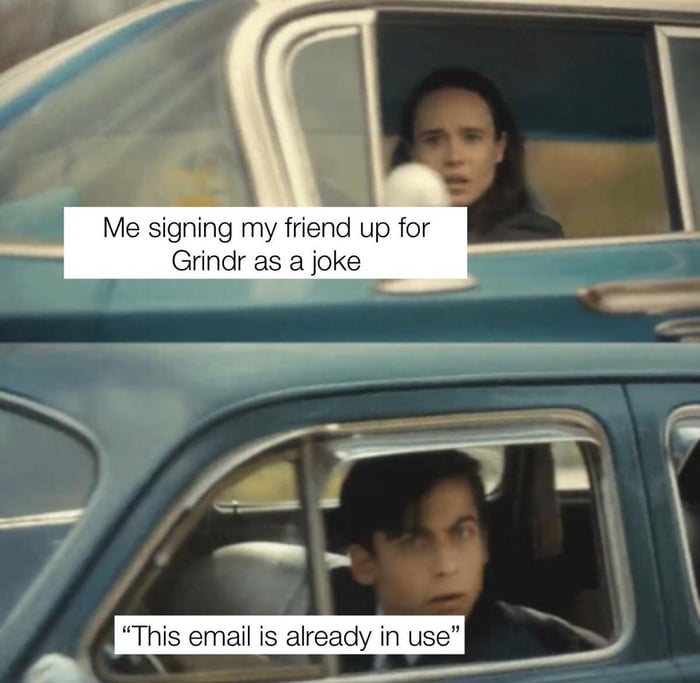 Signing up friend to Grindr as a joke