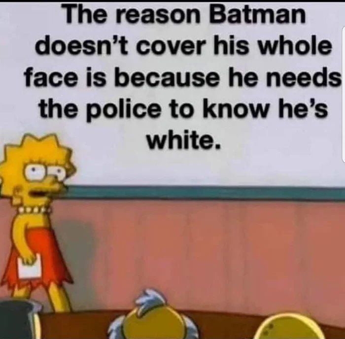 Why Batman doesn't cover his whole face