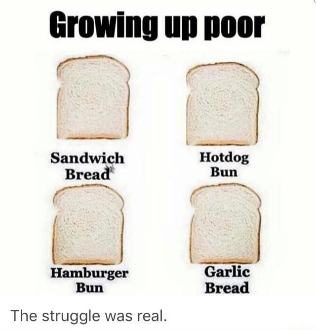 Growing up poor