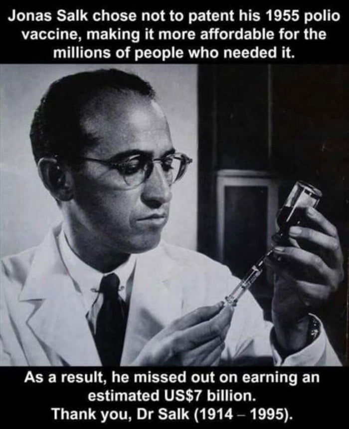 Dr Jonas Salk