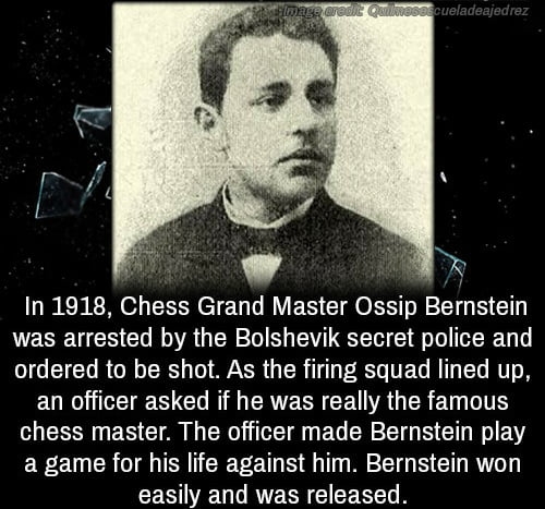 Chess grand master Ossip Bernstein