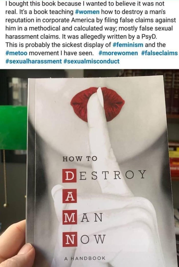 How to Destroy a Man Now DAMN A Handbook...WTF