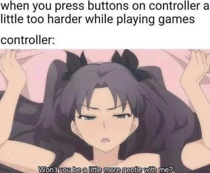 Pressing buttons on controller