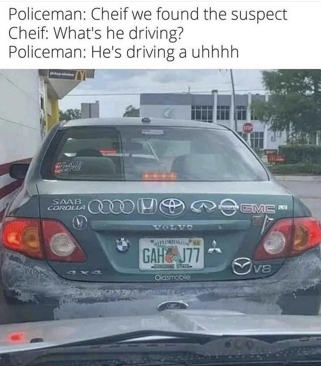 What car is he driving