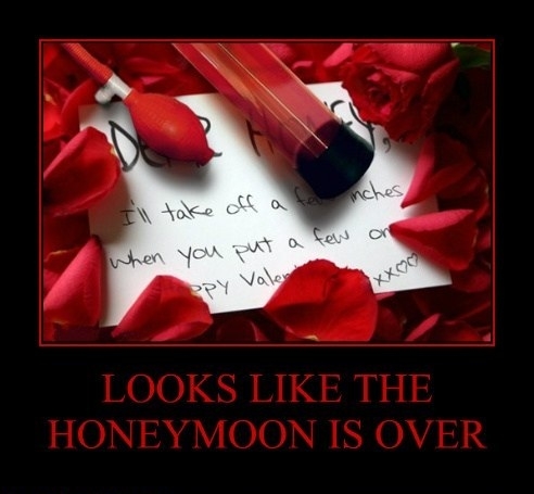 Looks like honeymoon is over