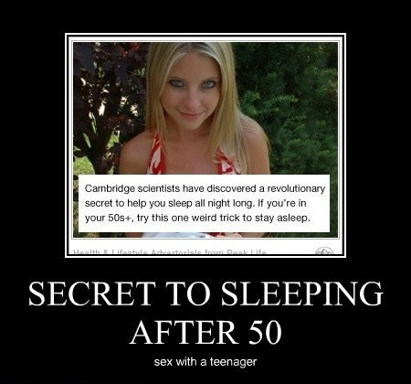 Secret to sleeping