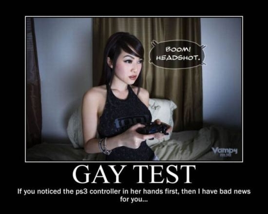 the gay test porn