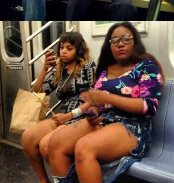 Subway grannies lesbo petite
