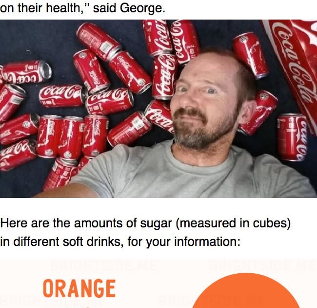 Drinking 10 coke cans daily