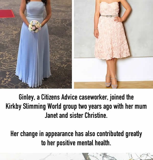 Bride loses half her body weight in a year