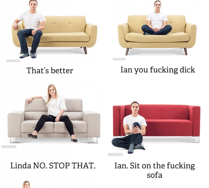 A guide to your favorite sofa sitting positions