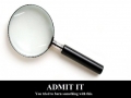 Admit it