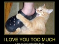 I love you too much
