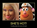 She's hot!