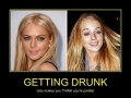 Getting drunk