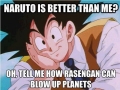 Goku on Naruto