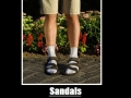 The effect of sandals