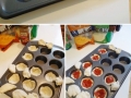 Pizza cupcakes