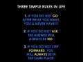 3 Simple Rules