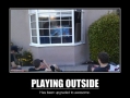 Playing outside