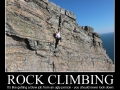 Rock climbing