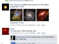 The universe on facebook