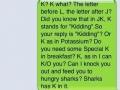 K just a K?!