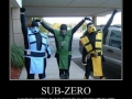 Just sub zero