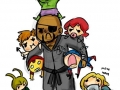 Nick Fury babysitting