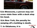 10 dumb laws in the USA