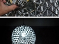 DIY cardboard lamp
