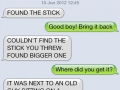 Texts from Dog