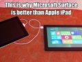 Microsoft Surface owns iPad