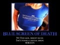 Blue screen of death
