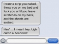 Yeah, autocorrect..