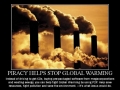 Piracy Helps Global Warming