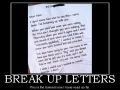 Break-up Letters