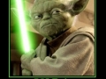 Yoda & his lightsaber