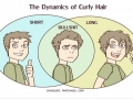 Dynamics of Curly Hair