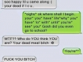 You sl*t!