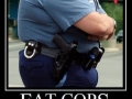 Be grateful for fat cops